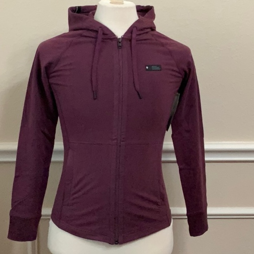 Black Diamond HERITAGE LOGO FULL ZIP HOODY-Plum